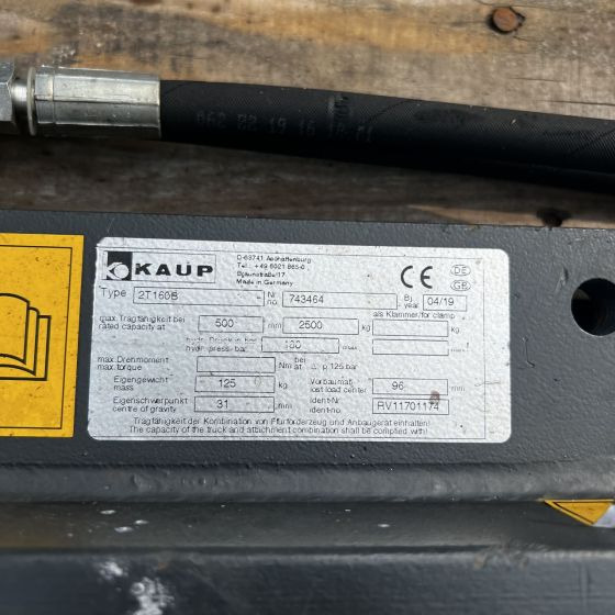 KAUP 2T160B Forkpositioner without sideshift - Implemento para Equipo de manutención: foto 3 KAUP 2T160B Forkpositioner without sideshift - Implemento para Equipo de manutención: foto 3