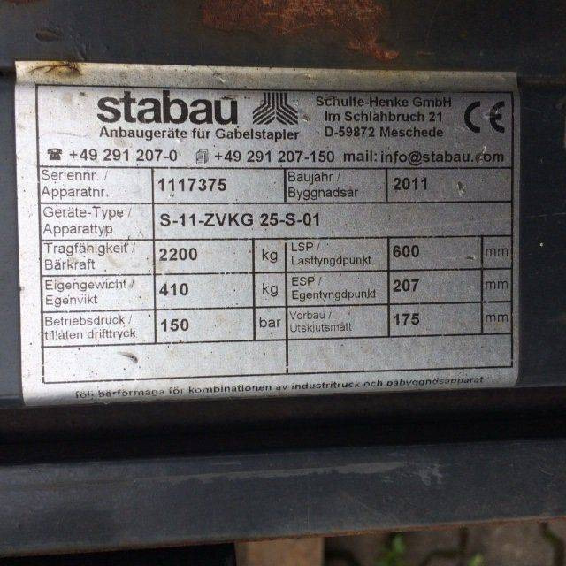 Stabau Fork positioner with separate side shift - Implemento: foto 5 Stabau Fork positioner with separate side shift - Implemento: foto 5