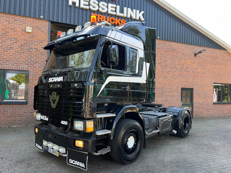 Scania R143-420 V8 Motor NL truck nieuwe APK - Cabeza tractora: foto 1 Scania R143-420 V8 Motor NL truck nieuwe APK - Cabeza tractora: foto 1