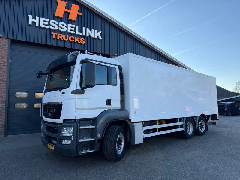 Camión caja cerrada MAN TGS 26.320 EEV Koffer Stuuras 2.500KG LBW 199.050KM! NL TRUCK: foto 1