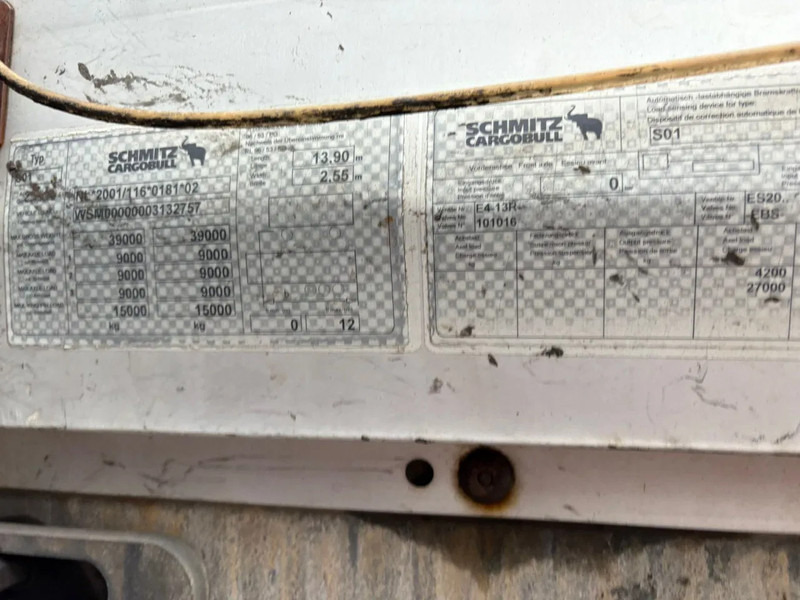 Leasing de Schmitz Cargobull S01 SCS 24 Schuifzeil/Schuifdak Schijfremmen NL Trailer APK/TUV 09-01-2026 Schmitz Cargobull S01 SCS 24 Schuifzeil/Schuifdak Schijfremmen NL Trailer APK/TUV 09-01-2026: foto 11 Leasing de Schmitz Cargobull S01 SCS 24 Schuifzeil/Schuifdak Schijfremmen NL Trailer APK/TUV 09-01-2026 Schmitz Cargobull S01 SCS 24 Schuifzeil/Schuifdak Schijfremmen NL Trailer APK/TUV 09-01-2026: foto 11