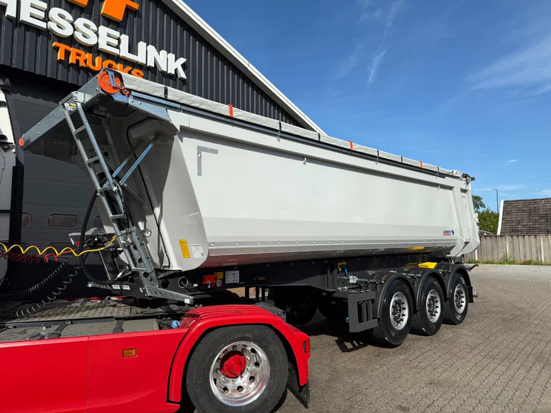 Schmitz Cargobull SKI 24 SL 28m3 Stalen kipper Liftas Automatisch zeil, Nieuw! - Semirremolque volquete: foto 1 Schmitz Cargobull SKI 24 SL 28m3 Stalen kipper Liftas Automatisch zeil, Nieuw! - Semirremolque volquete: foto 1