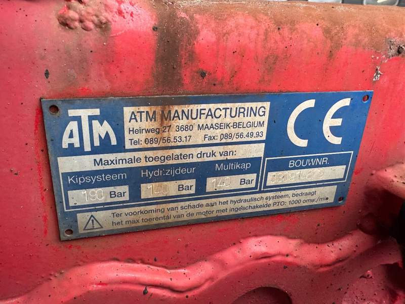 Leasing de Terberg FM 2000 8X8 21m3 Isolated Hardox Manual gearbox NL truck Terberg FM 2000 8X8 21m3 Isolated Hardox Manual gearbox NL truck: foto 16