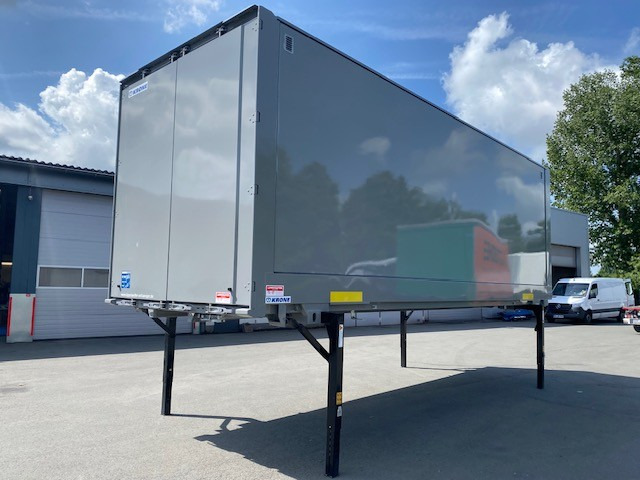 Krone BDF-System, 7.450 mm lang, Portaltüren, RAL 7037 Staubgrau - Caja cerrada: foto 1 Krone BDF-System, 7.450 mm lang, Portaltüren, RAL 7037 Staubgrau - Caja cerrada: foto 1