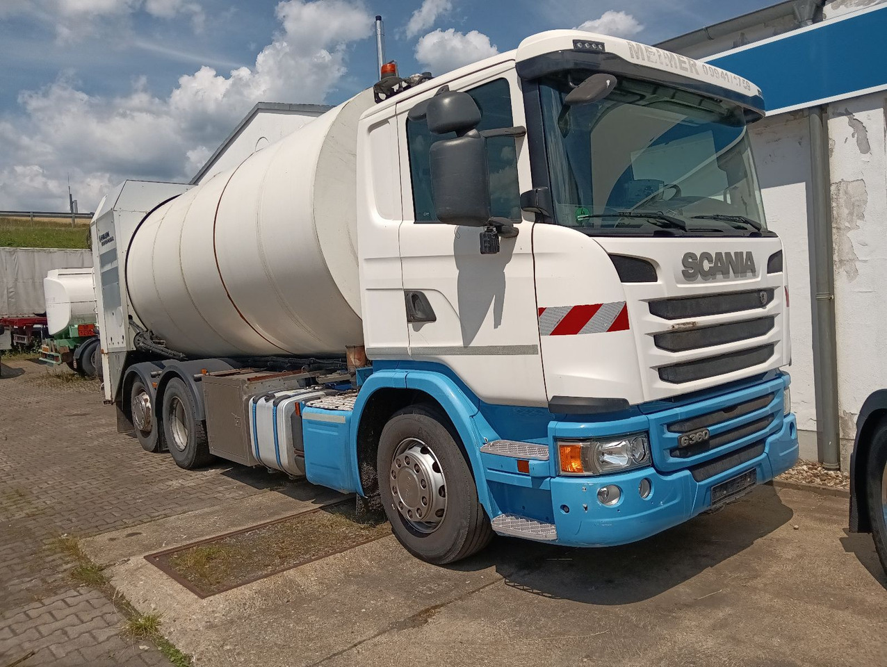 Scania G360 6x2 RETARDER FAUN ROTOPRESS 521L Zöller 230 - Camión de basura: foto 1 Scania G360 6x2 RETARDER FAUN ROTOPRESS 521L Zöller 230 - Camión de basura: foto 1
