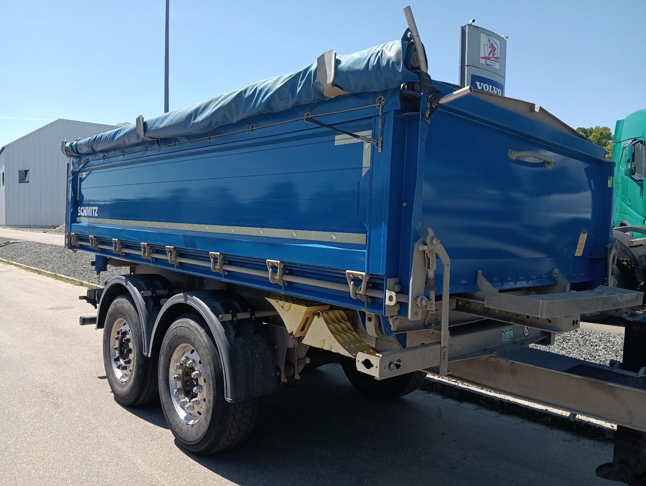 Schmitz Cargobull ZKI 18 Tandem 3-Seiten Kipper ALU ALCOA Rollplan - Remolque volquete: foto 5 Schmitz Cargobull ZKI 18 Tandem 3-Seiten Kipper ALU ALCOA Rollplan - Remolque volquete: foto 5