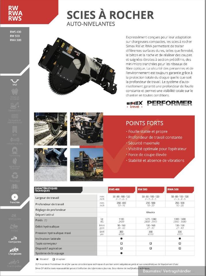 Zanjadora Simex RWA 500 f. Kompaktlader, SOFORT VERFÜGBAR!!: foto 8 Zanjadora Simex RWA 500 f. Kompaktlader, SOFORT VERFÜGBAR!!: foto 8