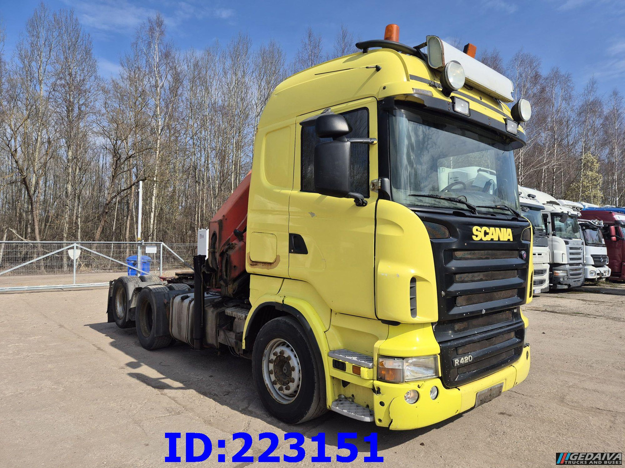 SCANIA R420 6x2 + Crane Palfinger PK23500 - Cabeza tractora: foto 4 SCANIA R420 6x2 + Crane Palfinger PK23500 - Cabeza tractora: foto 4