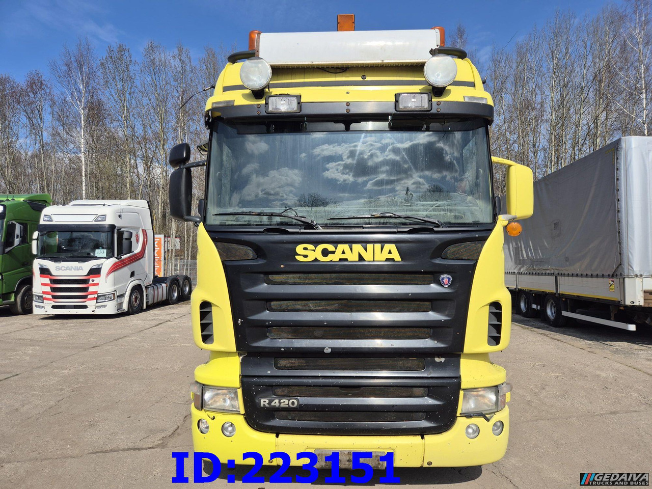 SCANIA R420 6x2 + Crane Palfinger PK23500 - Cabeza tractora: foto 2 SCANIA R420 6x2 + Crane Palfinger PK23500 - Cabeza tractora: foto 2