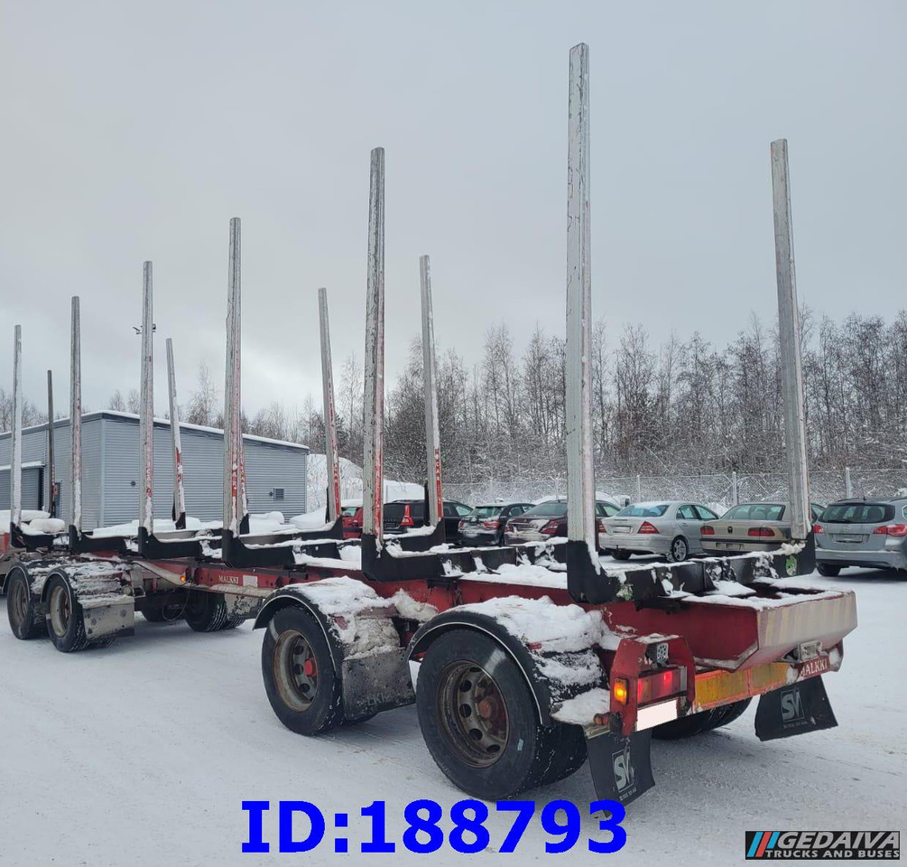 MALKKI RJ4-10200 - 4 Axles - Remolque maderero: foto 4 MALKKI RJ4-10200 - 4 Axles - Remolque maderero: foto 4