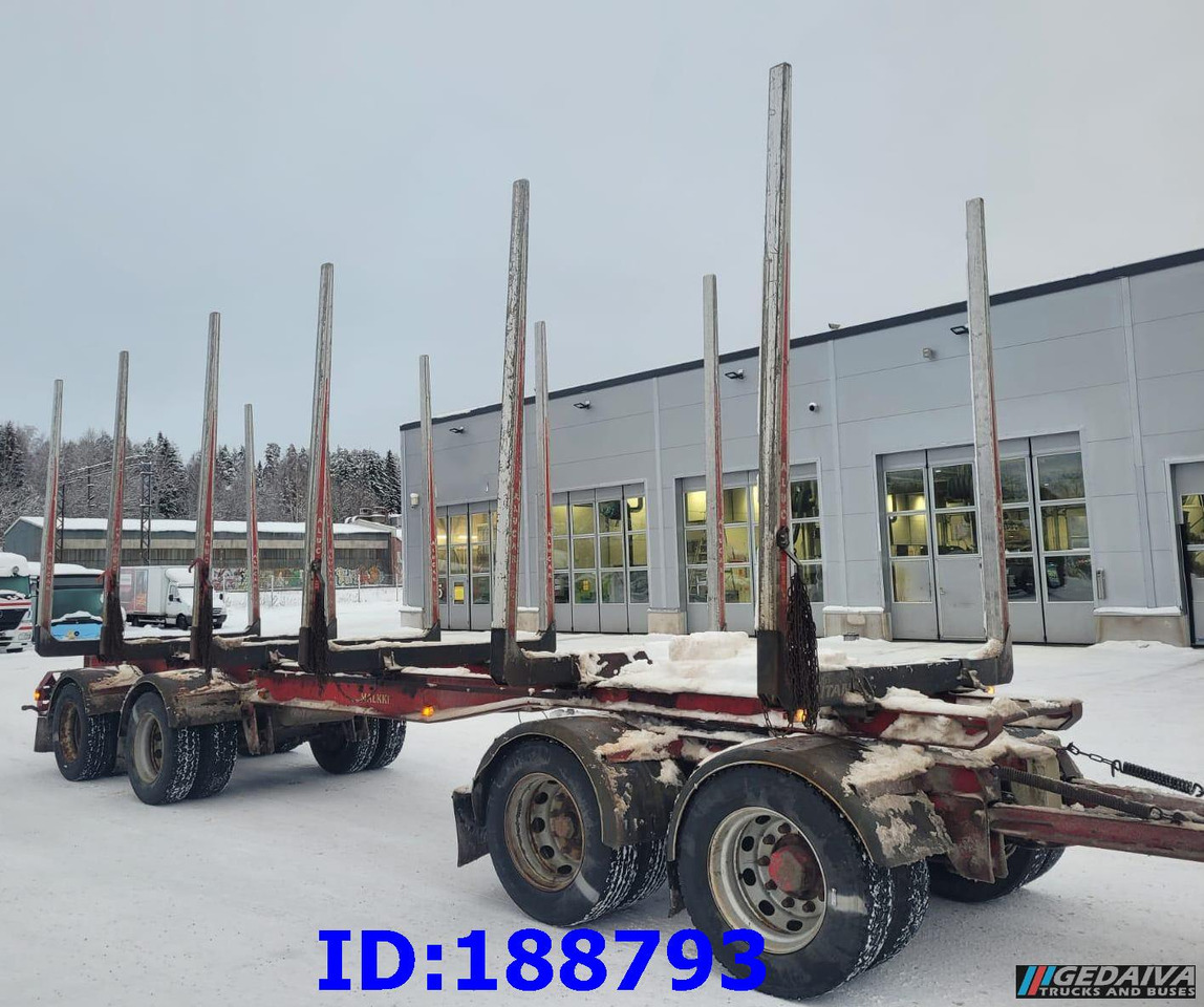 MALKKI RJ4-10200 - 4 Axles - Remolque maderero: foto 1 MALKKI RJ4-10200 - 4 Axles - Remolque maderero: foto 1