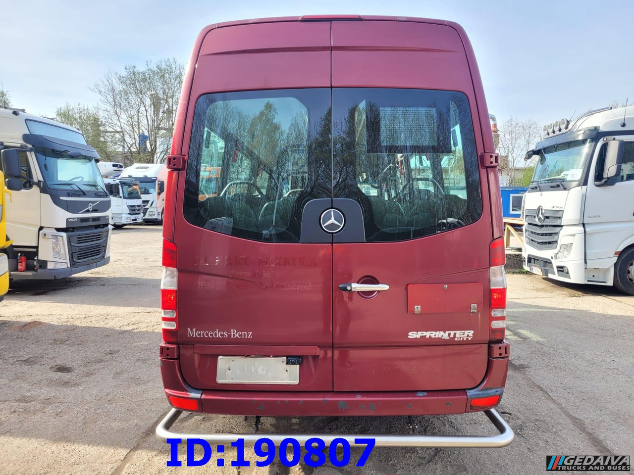 Autobús urbano MERCEDES-BENZ Sprinter 516 City35 Euro5 22 Place: foto 6