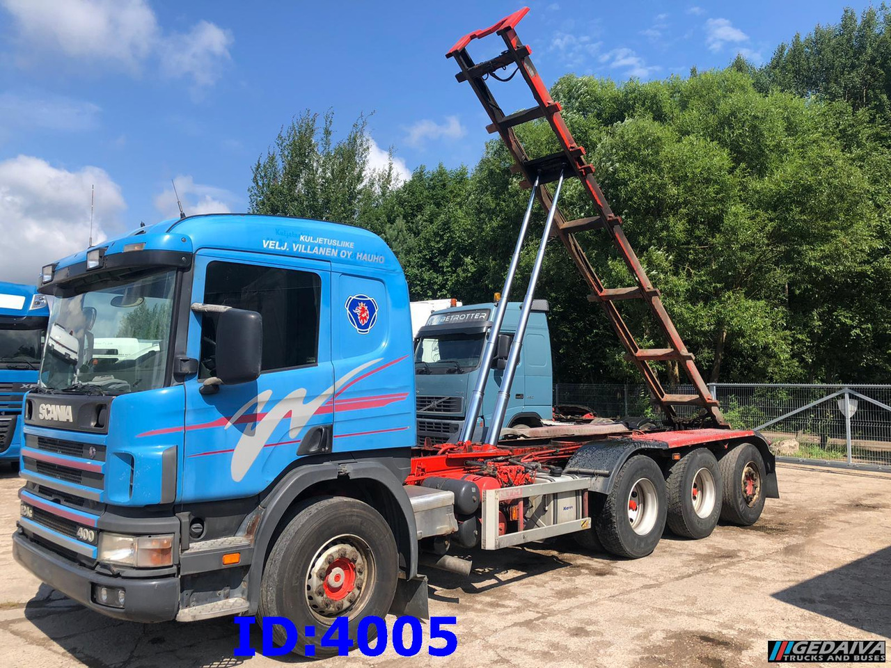 SCANIA 124 400 8x4 - Camión con equipo de cable: foto 1 SCANIA 124 400 8x4 - Camión con equipo de cable: foto 1