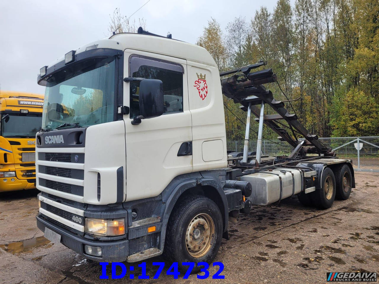 SCANIA 144 - 6x4 - Full Steel - Big Axles - 3 Pedals - Camión con equipo de cable: foto 1 SCANIA 144 - 6x4 - Full Steel - Big Axles - 3 Pedals - Camión con equipo de cable: foto 1