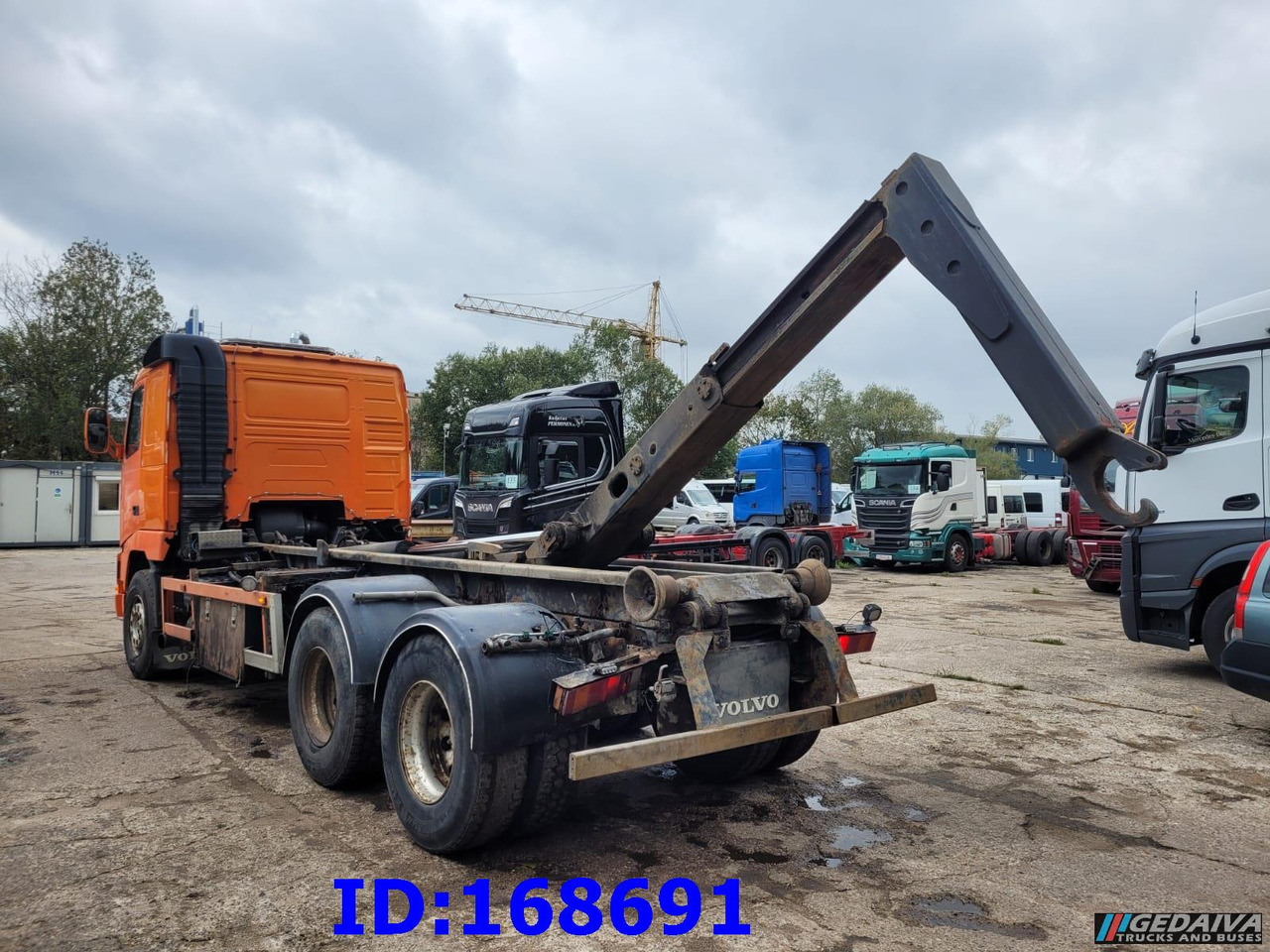 Camión multibasculante VOLVO FH12 380HP 6x2 10tyre Hook Tipper: foto 8