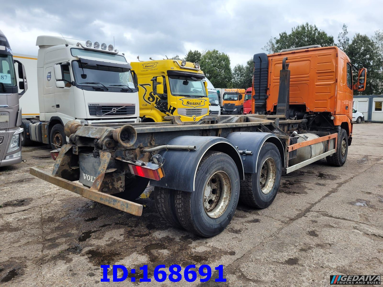 Camión multibasculante VOLVO FH12 380HP 6x2 10tyre Hook Tipper: foto 7
