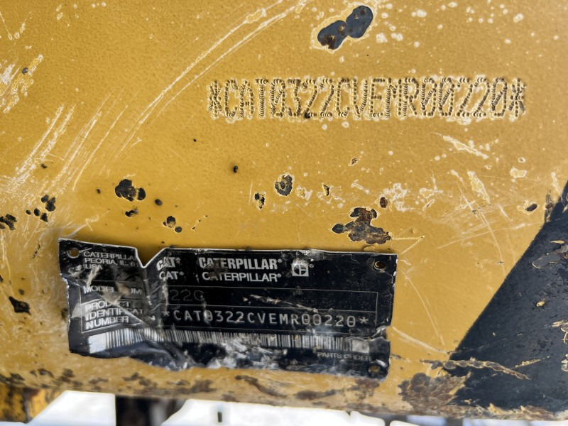 Excavadora de cadenas Caterpillar 322 C LN (110546): foto 9