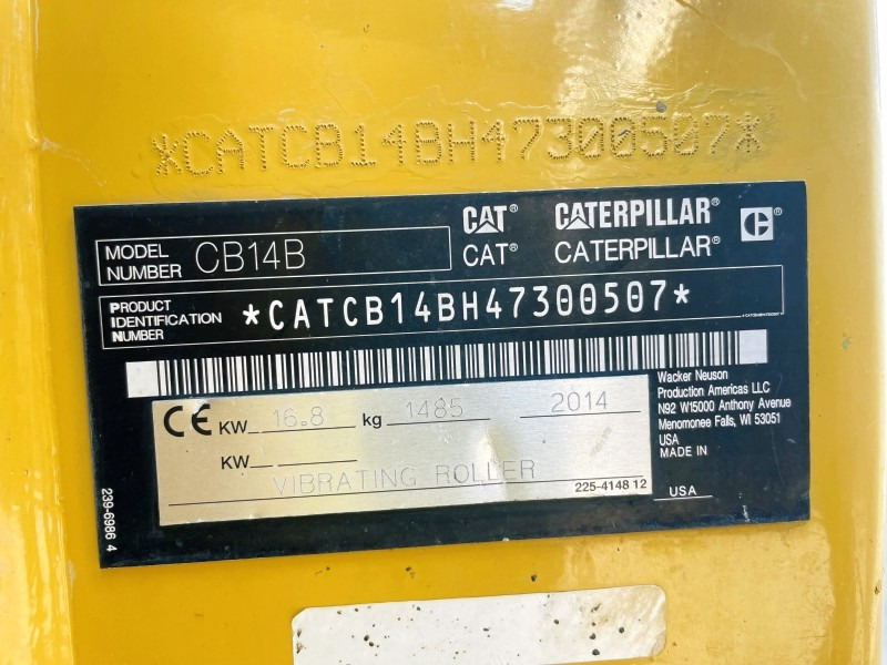 Caterpillar CB14B (3399) - Rodillo: foto 3 Caterpillar CB14B (3399) - Rodillo: foto 3