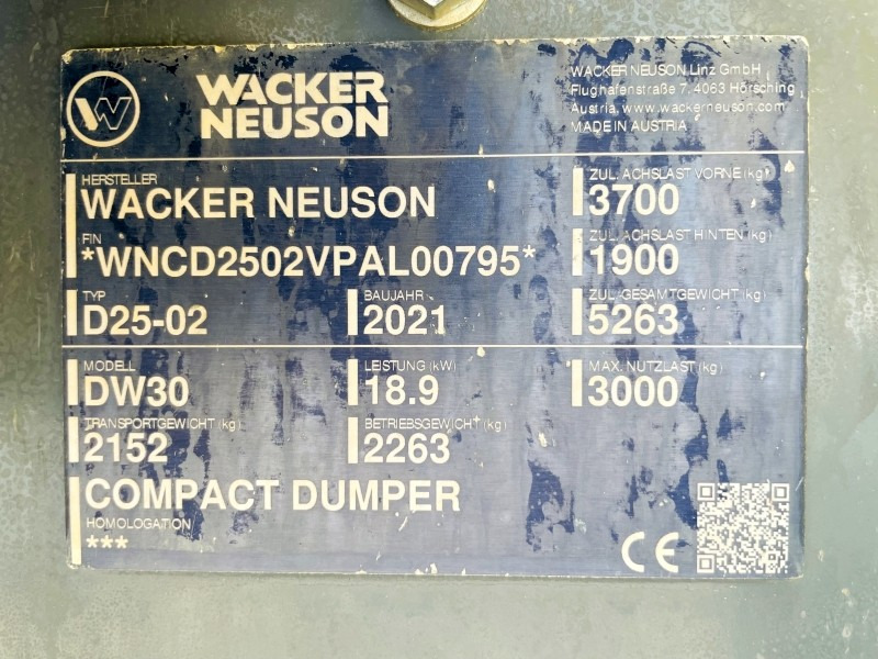 Neuson DW30 (3843) - Minidumper: foto 3 Neuson DW30 (3843) - Minidumper: foto 3