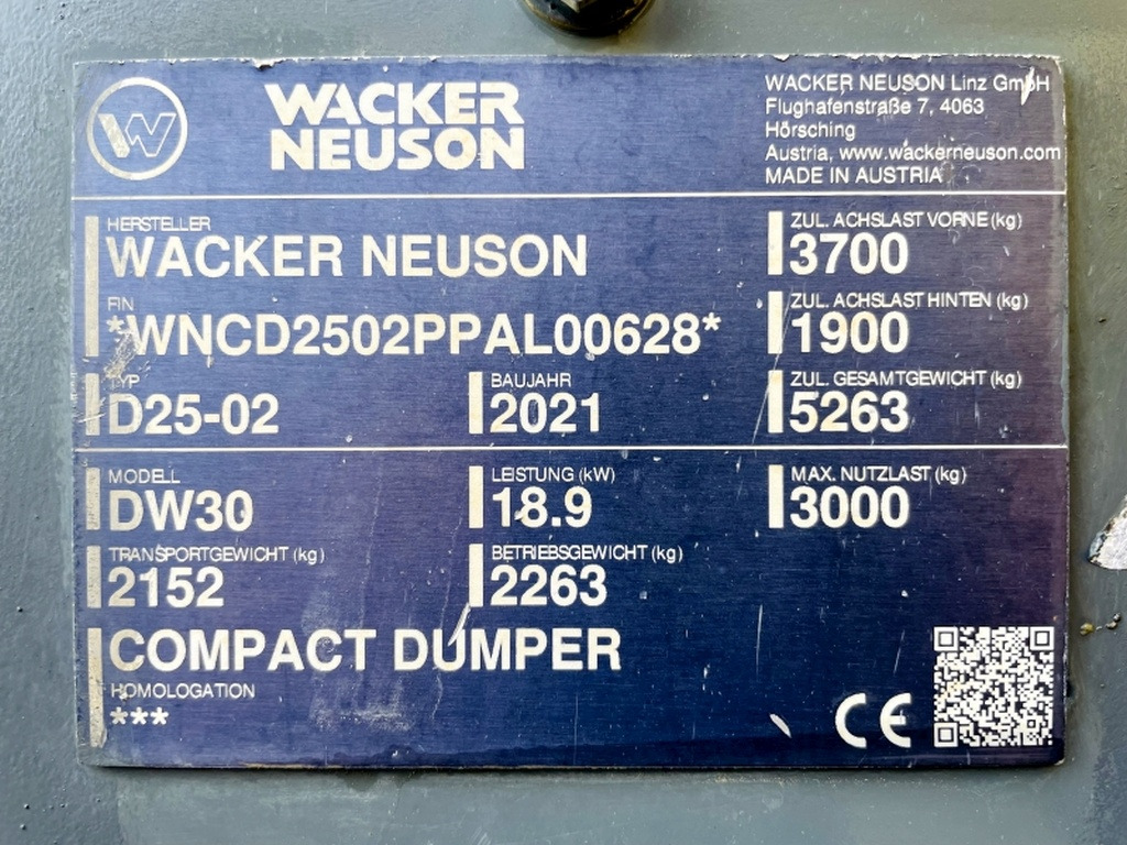 Neuson DW30 (3940) - Minidumper: foto 3 Neuson DW30 (3940) - Minidumper: foto 3