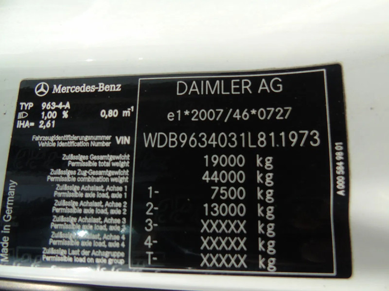 Cabeza tractora Mercedes-Benz Actros 1842 + euro 5 + spoiler: foto 18