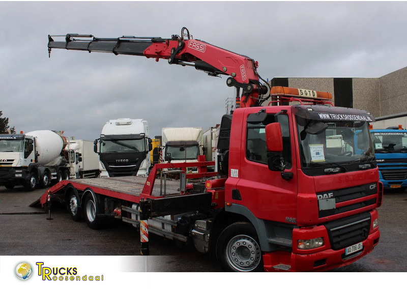 DAF CF 85.410 + FASSI 33ton + transporter edition + winch hydrolic + 6x2 + remote E5 - Camión grúa: foto 1 DAF CF 85.410 + FASSI 33ton + transporter edition + winch hydrolic + 6x2 + remote E5 - Camión grúa: foto 1