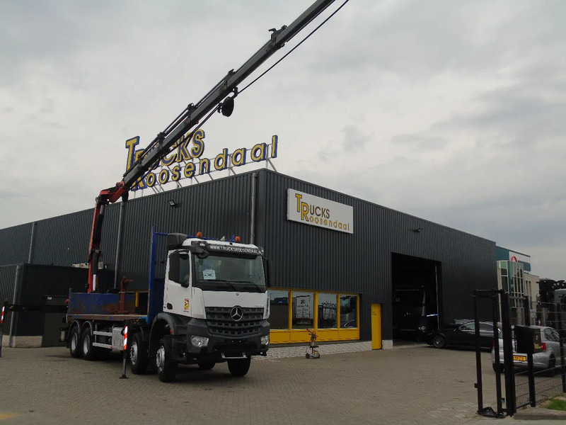Mercedes-Benz Arocs 3242 + PALFINGER 33002EH 7x EXTENTION + 8X4 + EURO 6 + REMOTE - Camión grúa: foto 3 Mercedes-Benz Arocs 3242 + PALFINGER 33002EH 7x EXTENTION + 8X4 + EURO 6 + REMOTE - Camión grúa: foto 3