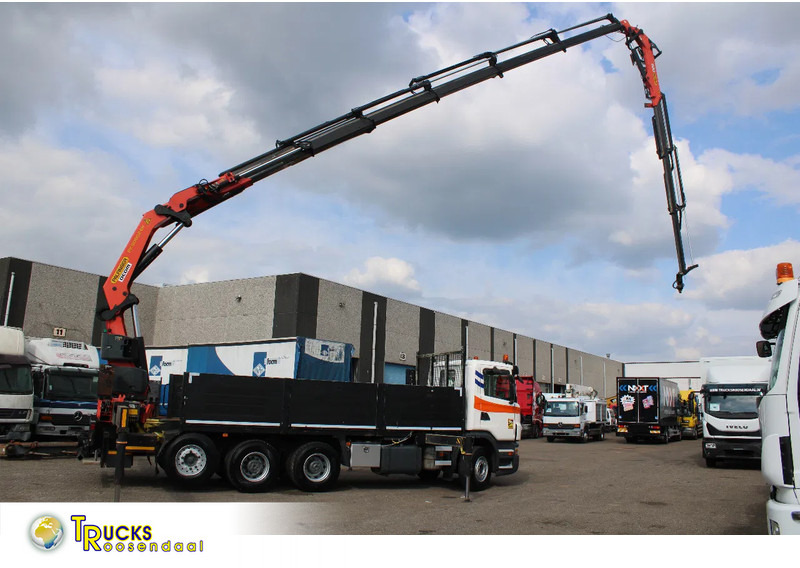 Scania G 480 + PALFINGER 500002EH 6x / JIB 3x + 8x4 STEERING + REMOTE - Camión grúa: foto 1 Scania G 480 + PALFINGER 500002EH 6x / JIB 3x + 8x4 STEERING + REMOTE - Camión grúa: foto 1