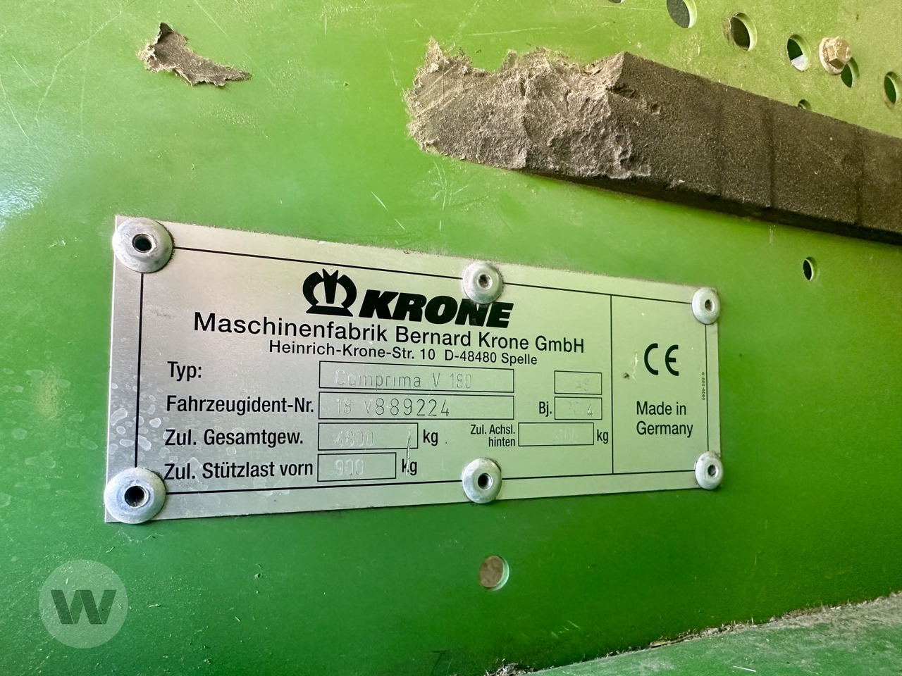 Krone Comprima V 180 XC - Rotoempacadora: foto 4 Krone Comprima V 180 XC - Rotoempacadora: foto 4