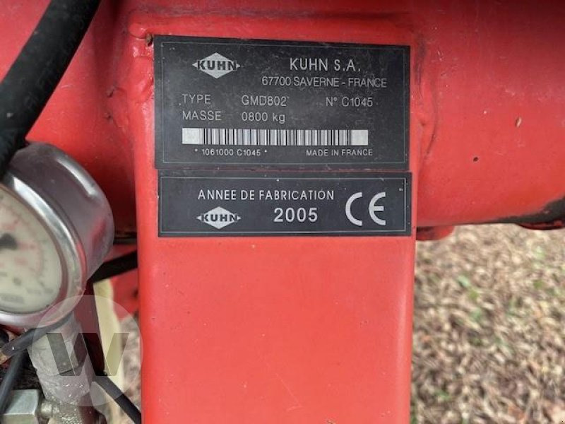 Kuhn GMD 802 Lift Control - Segadora: foto 4 Kuhn GMD 802 Lift Control - Segadora: foto 4