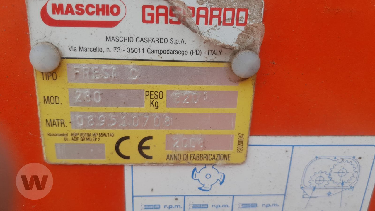 Maschio C 280 - Otra maquinaria: foto 2 Maschio C 280 - Otra maquinaria: foto 2