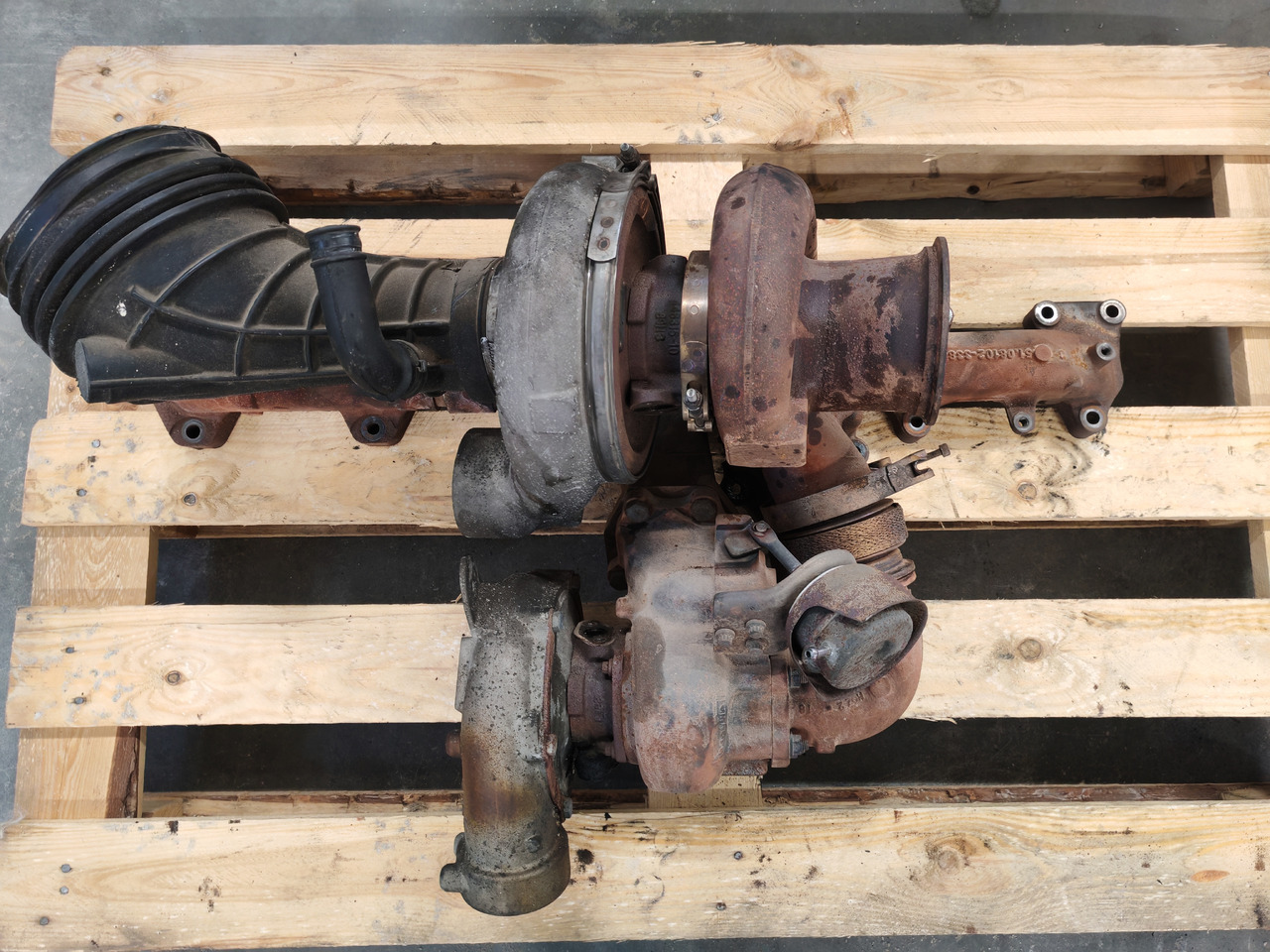 MAN TGS TGX EURO 6 / D2676LF / TURBOCHARGER DUAL SET/ 51091017292 - Turbocompresor: foto 2 MAN TGS TGX EURO 6 / D2676LF / TURBOCHARGER DUAL SET/ 51091017292 - Turbocompresor: foto 2