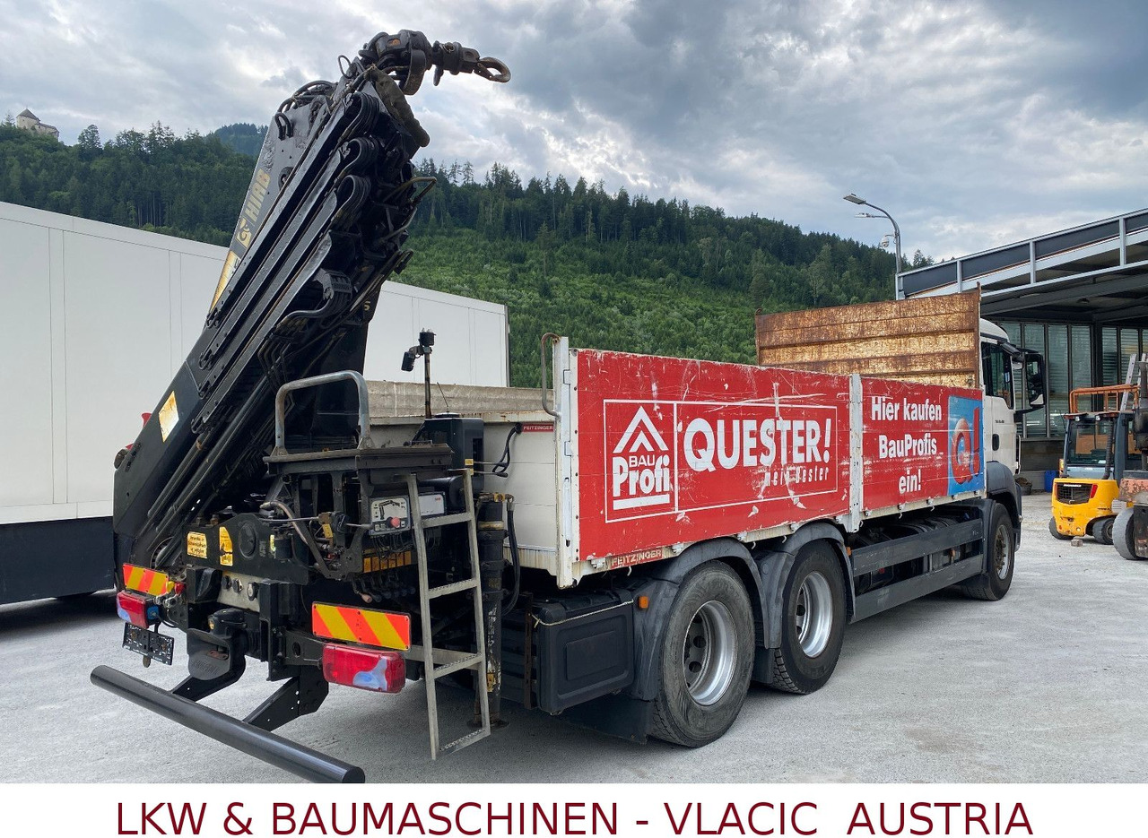 MAN TGS 26.400 6x4 mit Kran HIAB 166 - Camión caja abierta, Camión grúa: foto 3 MAN TGS 26.400 6x4 mit Kran HIAB 166 - Camión caja abierta, Camión grúa: foto 3
