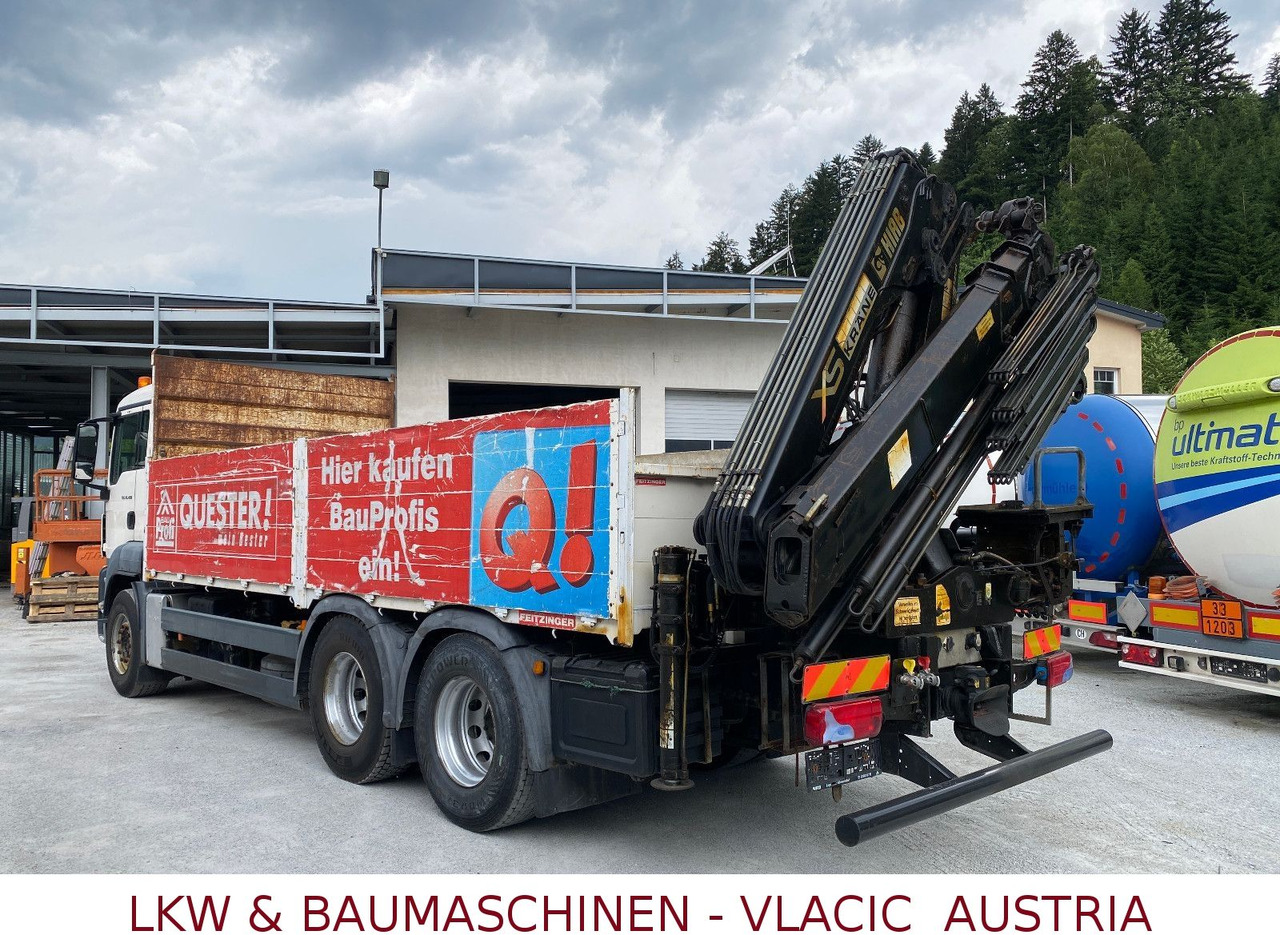 MAN TGS 26.400 6x4 mit Kran HIAB 166 - Camión caja abierta, Camión grúa: foto 4 MAN TGS 26.400 6x4 mit Kran HIAB 166 - Camión caja abierta, Camión grúa: foto 4