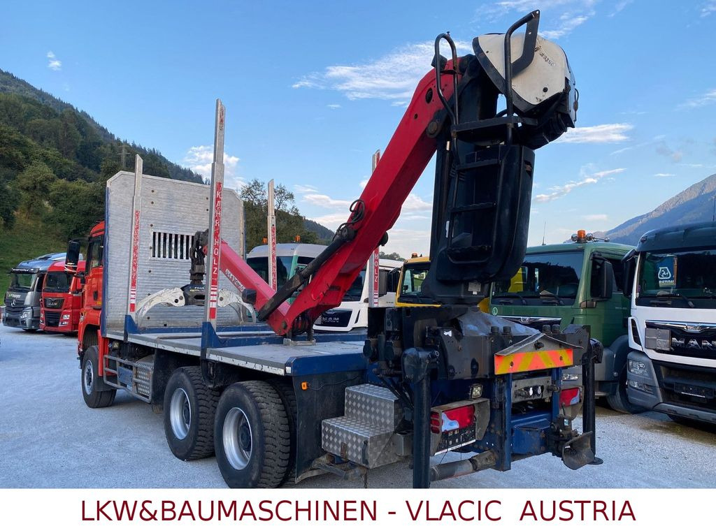 Camión forestal, Camión grúa MAN TGS Holztransporter mit Kran Palfinger MAN TGS 33.480 6x6Holztransporter mit Kran Palfinger: foto 12 Camión forestal, Camión grúa MAN TGS Holztransporter mit Kran Palfinger MAN TGS 33.480 6x6Holztransporter mit Kran Palfinger: foto 12
