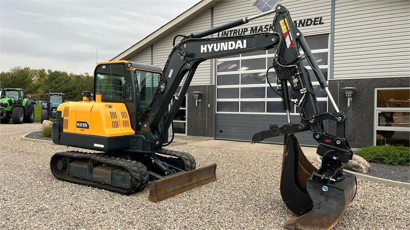 Hyundai HX55 Med Hydrema skifte og centralsmørring og grab - Miniexcavadora: foto 5 Hyundai HX55 Med Hydrema skifte og centralsmørring og grab - Miniexcavadora: foto 5