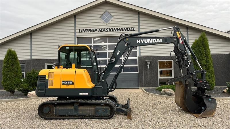 Hyundai HX55 Med Hydrema skifte og centralsmørring og grab - Miniexcavadora: foto 4 Hyundai HX55 Med Hydrema skifte og centralsmørring og grab - Miniexcavadora: foto 4