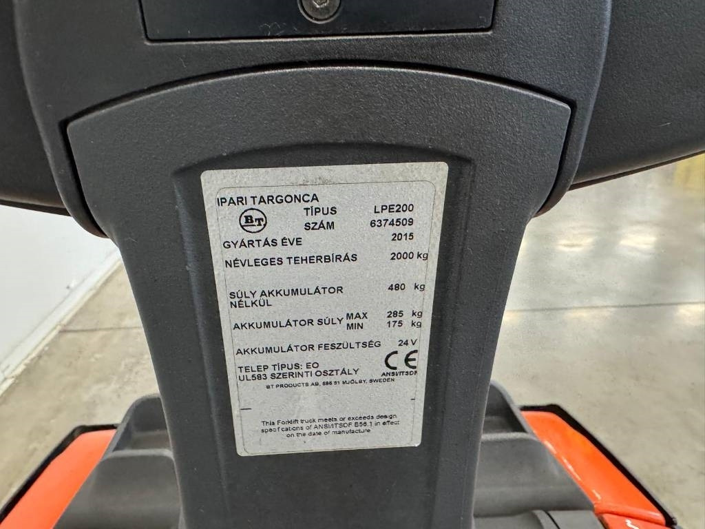 Toyota 10792 LPE 200 - Carretilla elevadora eléctrica: foto 4 Toyota 10792 LPE 200 - Carretilla elevadora eléctrica: foto 4