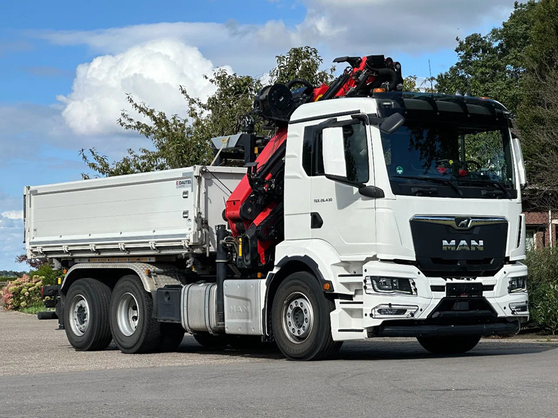 MAN TGS 26.430 2022!EURO6!! 6x2!! PALFINGER 23tm+JIB+LIER/WINCH!!DREISEITEN KIPPER/BORDMATIC!!9tkm - Camión volquete, Camión grúa: foto 2 MAN TGS 26.430 2022!EURO6!! 6x2!! PALFINGER 23tm+JIB+LIER/WINCH!!DREISEITEN KIPPER/BORDMATIC!!9tkm - Camión volquete, Camión grúa: foto 2