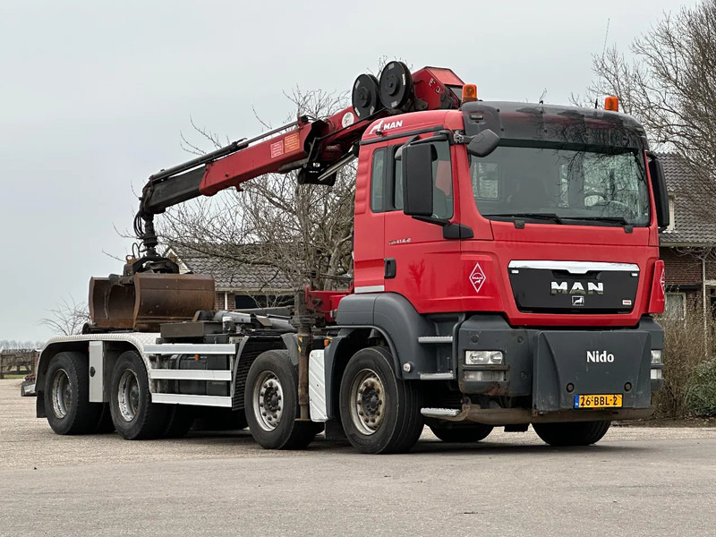 MAN TGS 41.400 8X4 WIDESPREAD!!HMF 22TM KRAAN/HAAK!!TOP!! - Camión multibasculante, Camión grúa: foto 2 MAN TGS 41.400 8X4 WIDESPREAD!!HMF 22TM KRAAN/HAAK!!TOP!! - Camión multibasculante, Camión grúa: foto 2