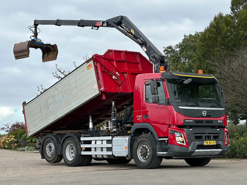 Volvo FMX 330 EURO6!!6X4!!VOORAS AANGEDREVEN!!Z-Kraan/KIPPER!! - Camión volquete, Camión grúa: foto 1 Volvo FMX 330 EURO6!!6X4!!VOORAS AANGEDREVEN!!Z-Kraan/KIPPER!! - Camión volquete, Camión grúa: foto 1