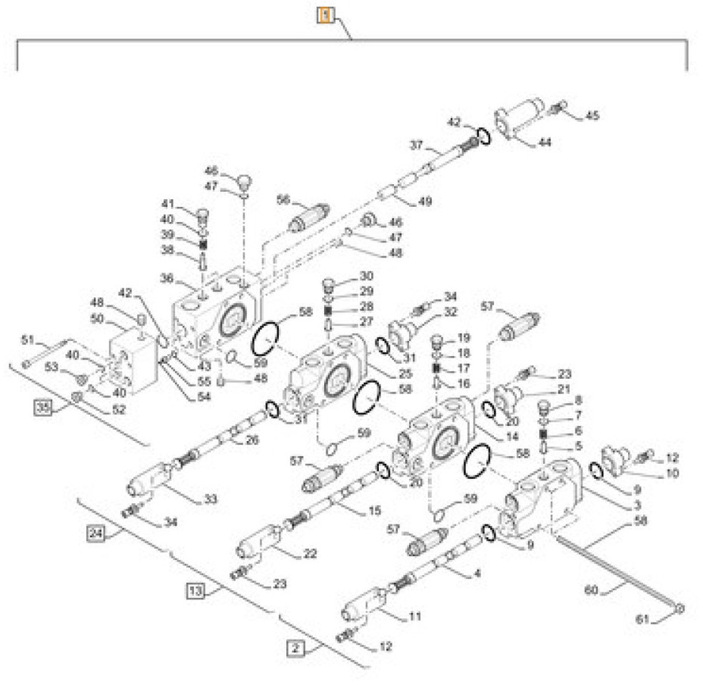 Case 33MH-10121 - 33MH10120DR - Válvula hidráulica para Maquinaria de construcción: foto 1 Case 33MH-10121 - 33MH10120DR - Válvula hidráulica para Maquinaria de construcción: foto 1