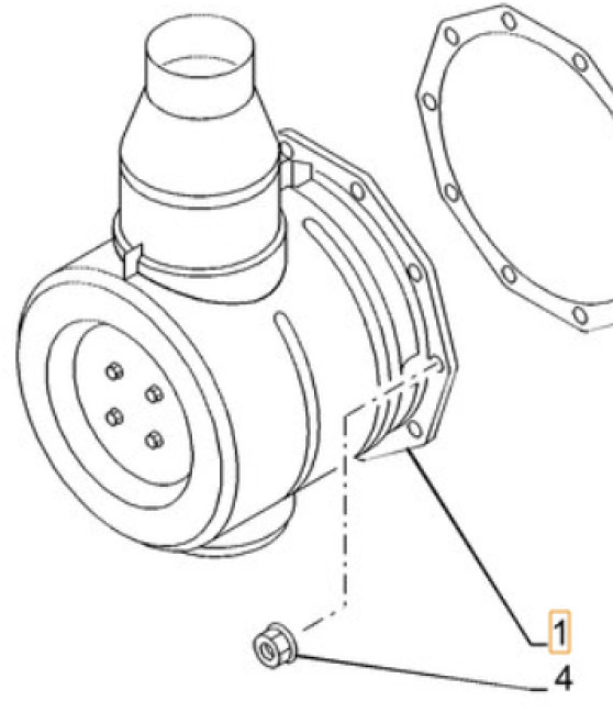 Case 51588952 - Convertidor catalítico para Maquinaria de construcción: foto 1 Case 51588952 - Convertidor catalítico para Maquinaria de construcción: foto 1