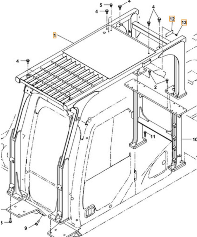 Case KTN14201 - Cabina e interior: foto 1 Case KTN14201 - Cabina e interior: foto 1