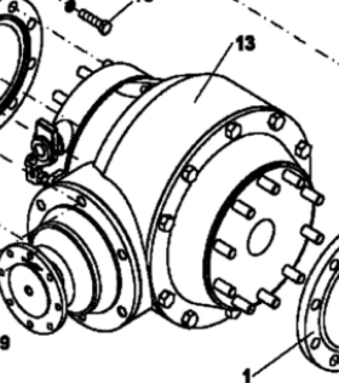Case ND110665 - Diferencial para Maquinaria de construcción: foto 1 Case ND110665 - Diferencial para Maquinaria de construcción: foto 1