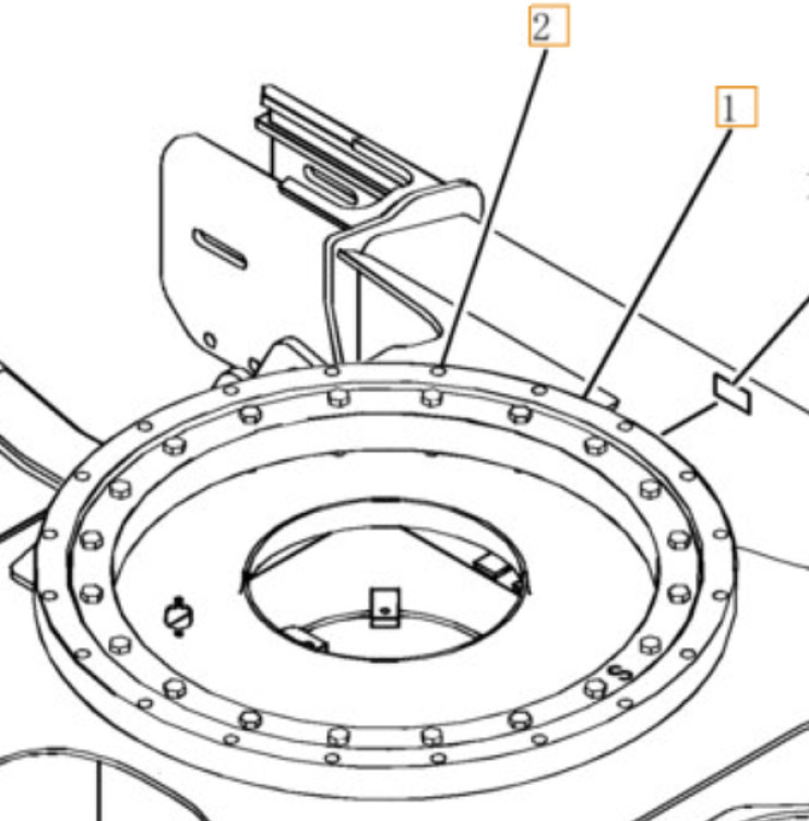 Case PH40F00004F1 - 72284216 - Corona de giro para Maquinaria de construcción: foto 1 Case PH40F00004F1 - 72284216 - Corona de giro para Maquinaria de construcción: foto 1
