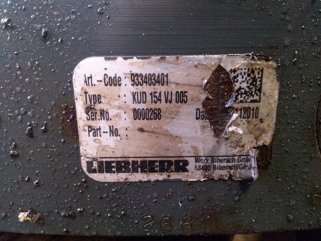 Liebherr 933403401 - Corona de giro para Maquinaria de construcción: foto 2 Liebherr 933403401 - Corona de giro para Maquinaria de construcción: foto 2