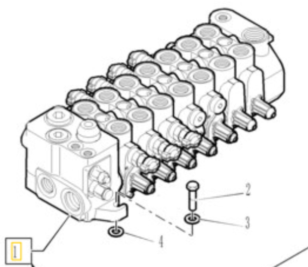 New Holland 87738257 - Válvula hidráulica para Maquinaria de construcción: foto 1 New Holland 87738257 - Válvula hidráulica para Maquinaria de construcción: foto 1