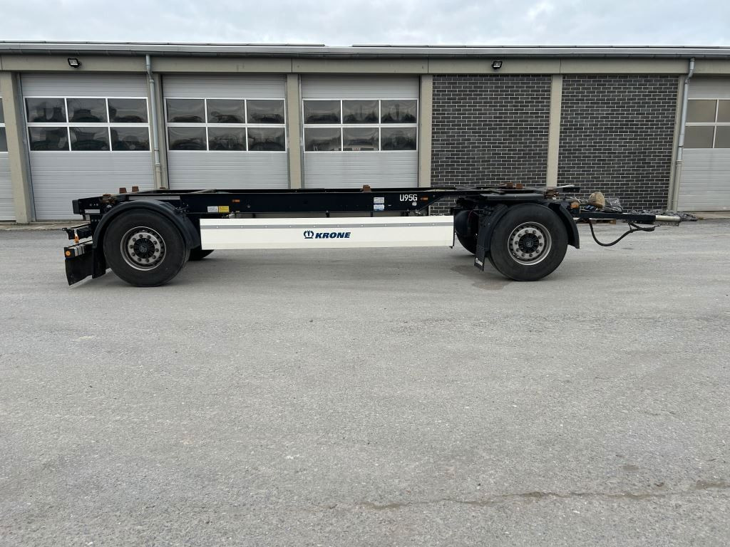 Krone 2 Achswechselfahrgestell, Typ: MAXI AZW 18 eL3B7 - Remolque portacontenedore/ Intercambiable: foto 1 Krone 2 Achswechselfahrgestell, Typ: MAXI AZW 18 eL3B7 - Remolque portacontenedore/ Intercambiable: foto 1