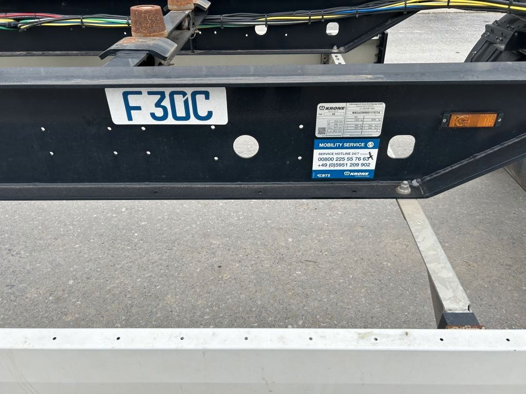 Krone 2 Achswechselfahrgestell, Typ: MAXI AZW 18 eL3B7 - Remolque portacontenedore/ Intercambiable: foto 3 Krone 2 Achswechselfahrgestell, Typ: MAXI AZW 18 eL3B7 - Remolque portacontenedore/ Intercambiable: foto 3